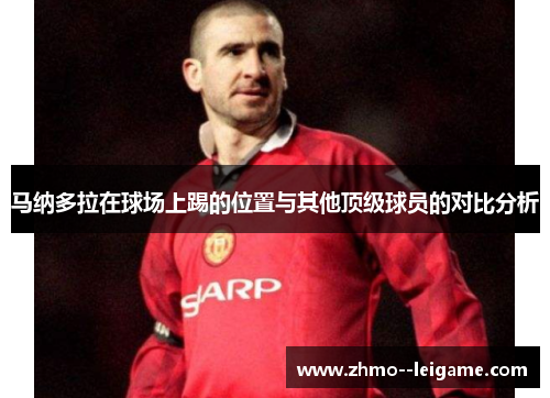 马纳多拉在球场上踢的位置与其他顶级球员的对比分析